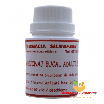 TRATAMENT CANDIDOZA BUCALA COPII si ADULTI - badijonaj glicerinic cu Nistatin si Anestezina -25ml