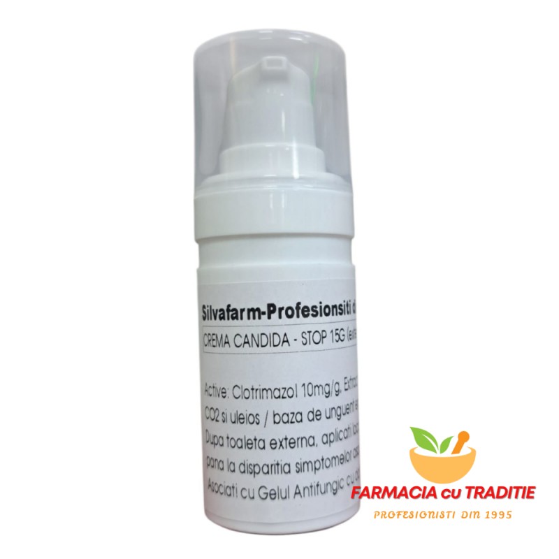CANDIDA STOP crema uz extern cu Clotrimazol si Galbenele extract. 15g
