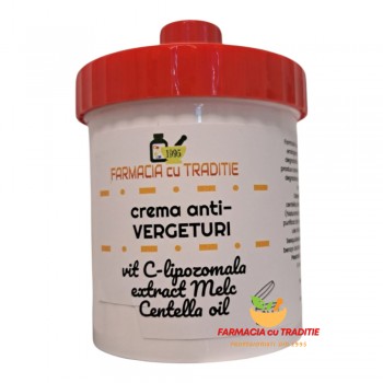 CREMA ANTIVERGETURI cu VITAMINA C LIPOZOMALA si extract de MELC 100g
