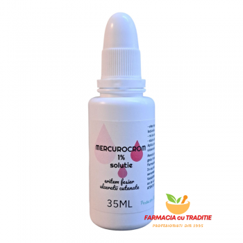 SOLUTIE MERCUROCROM (similar EOSINEI) 1%- tratament eritem fesier si ulceratii 50ml