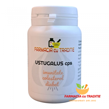 USTUGALUS 60 capsule cu liofilizat din Usturoi Negru si Astragalus